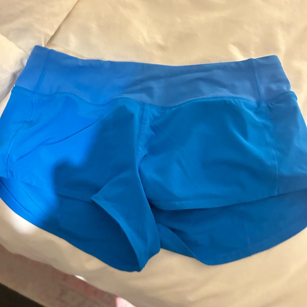 Vibrant Blue Athletic Shorts Lightweight and Stretchy